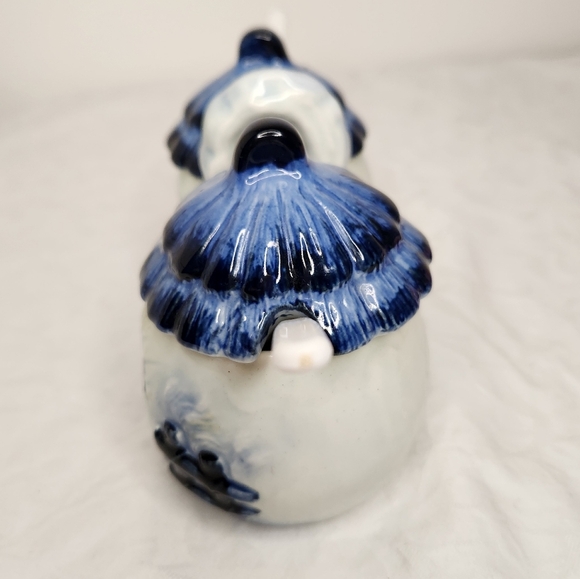 50s Noritake Cottage Jam Pots - Picture 3 of 10